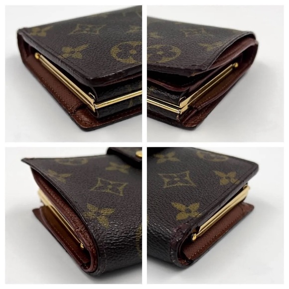 💯AUTHENTIC LOUIS VUITTON Monogram Porte Monnaie Billets Viennois Bifold Wallet - Picture 7 of 10